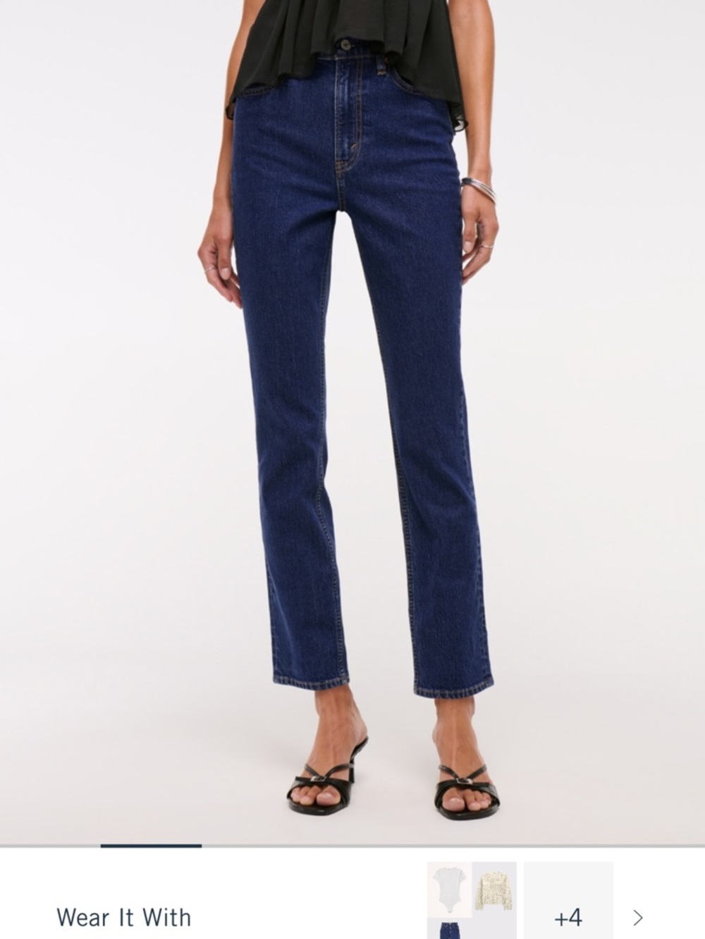 Abercrombie & Fitch The Slim Straight Ultra High Rise - Picture 4 of 4